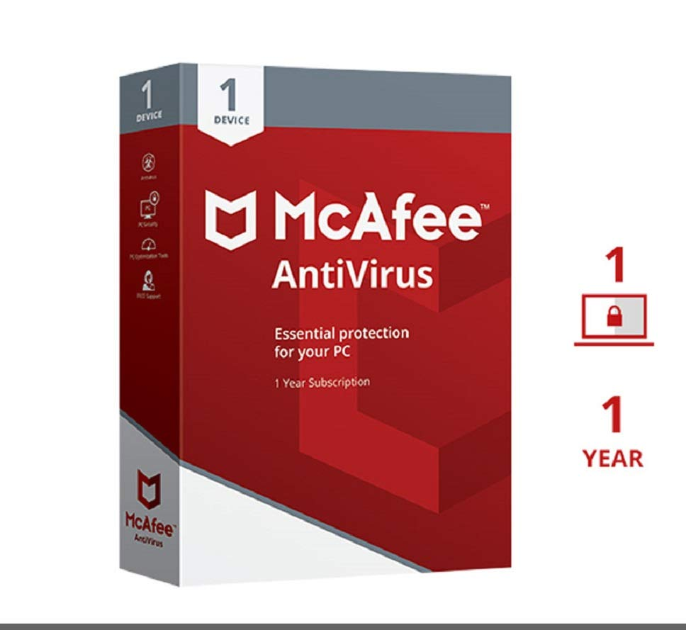 McAfee Antivirus 
1 User 1 Year